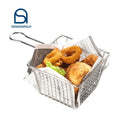 Fries Serving Baskets Rectangular Metal Iron Restaurant Fried Chicken French Fries Deep Fryer Frying Basket