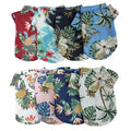 Dog Shirt Teddy Bomei Law Fighting Cat Hawaiian Style Shirt Summer Thin Section Small Dog Pet Spring and Autumn Dog Clothes