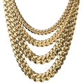 New Product Luxury Custom 14K Gold Heavy Plain Personalized Necklace 14k Gold Curb Cuban Link Chain for Men