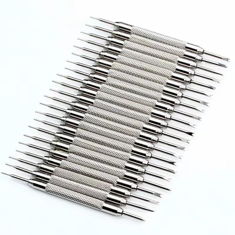 Multifunctional Watch Strap Metal Silver Watch Band Remover Strap Replace Link Pin Removal Installation Repair Tool