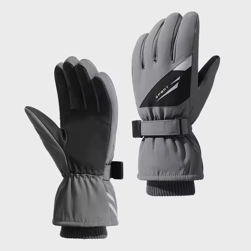 Hot Sale Snowboard Snowing Custom Touch Screen Anti-slip Mens Skiing Thermal Winter Gloves