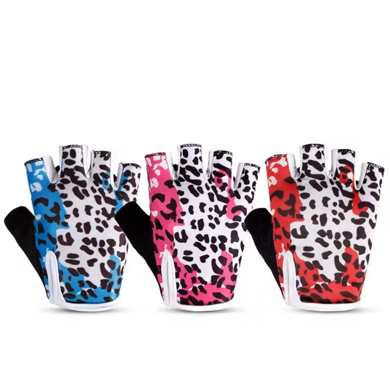 Fashionable Breathable Custom Training Half Finger Fitness Ladies Sports Gym Gloves