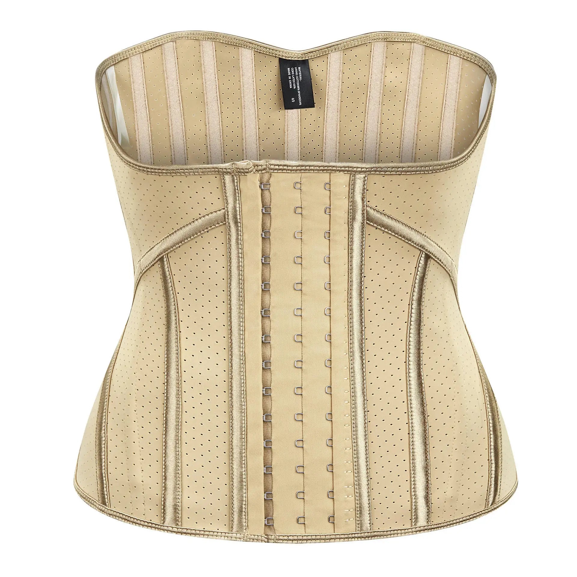 Hourglass Latex Corset Underbust Waist Trainer Shaper Girdle Tummy Wrap Belt Faja Support Back Sports Trimmer Body Shapewear