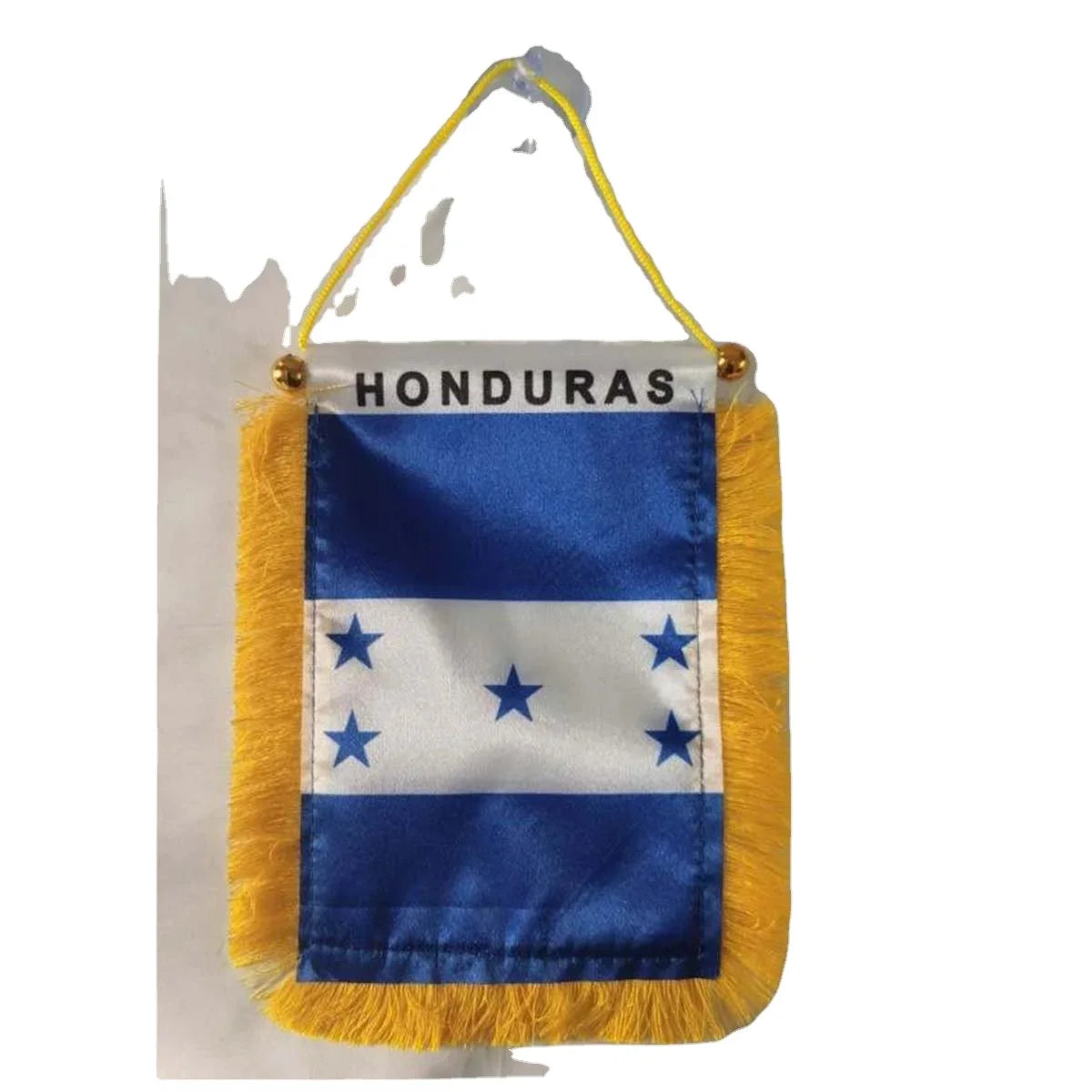 Cheap Custom Satin MINI Honduras Pennant Flag for Car