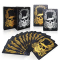 Wholesale Gold Foil Poker PVC Plastic Cards Waterproof Paper Material Premium Custom Poker for Set