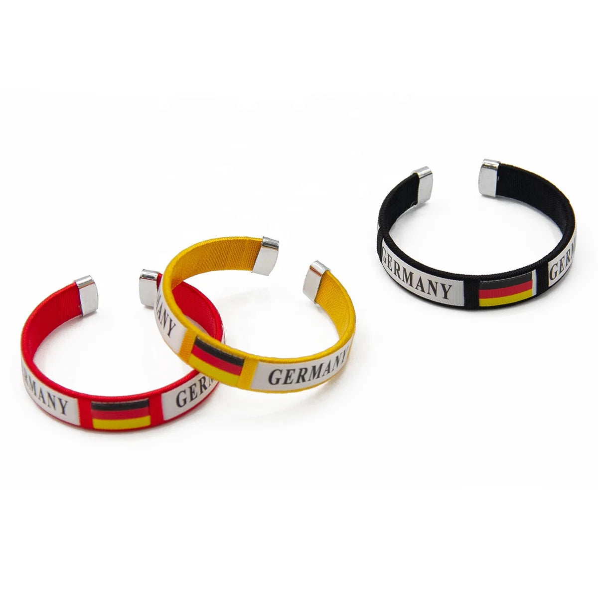 Hot Sale Promotional Souvenir Football Fans Wristbands Custom Germany Flag Bracelet