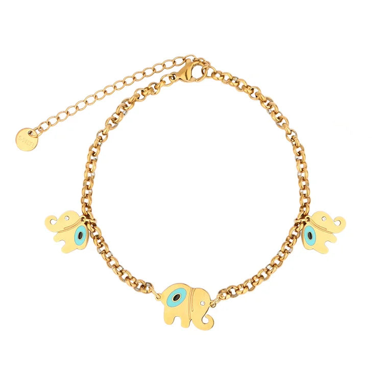 Cute Animal Jewelry Dainty Charms Jewelry Gold Turtle Bracelets for Women