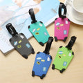 Luggage Tag Wholesale Hot-Selling Pvc Luggage Soft Plastic Luggage Tag Silicone Trolley Case Boarding Tag