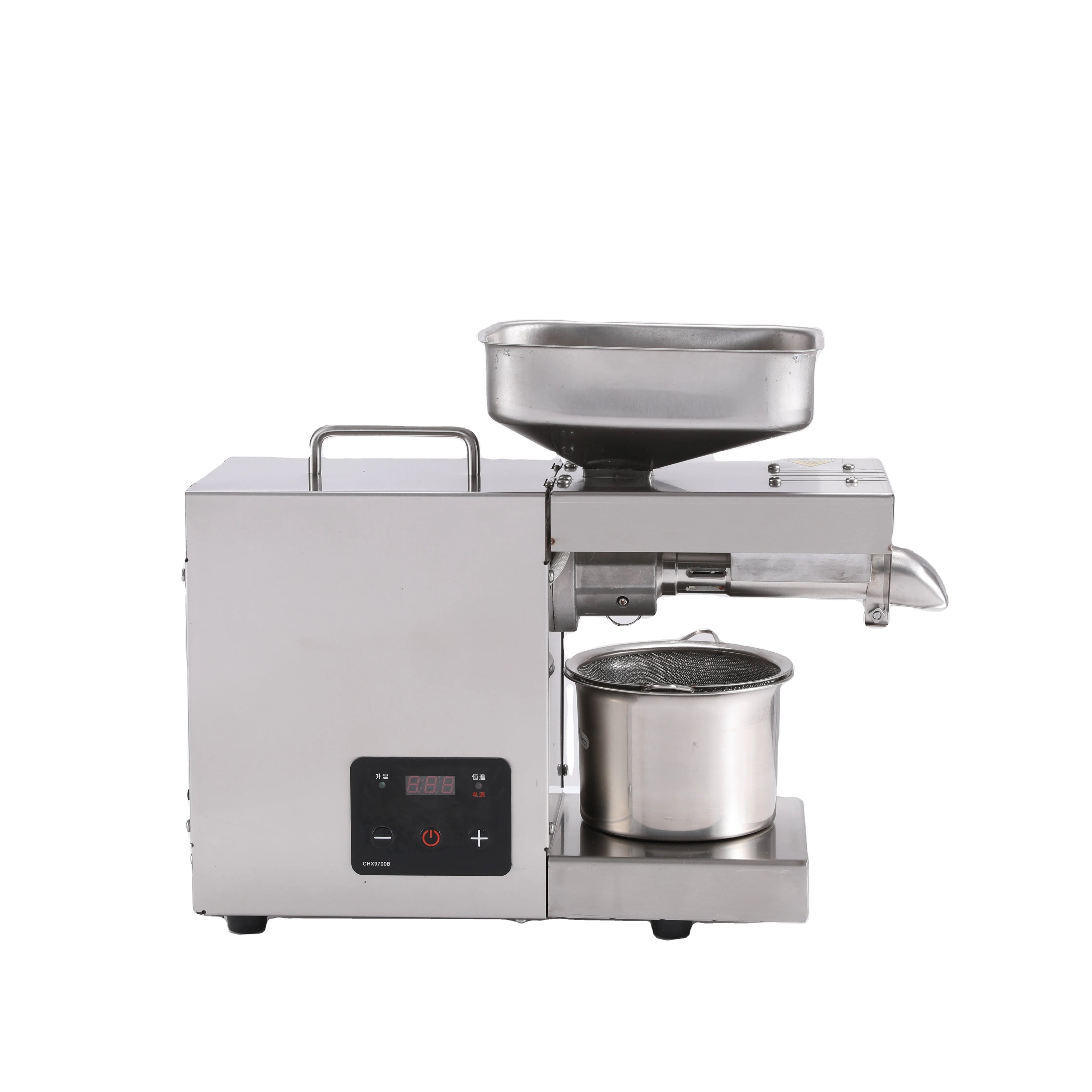 Mini Small Home Use Sunflower Oil Extraction Making Peanut Soybean Coconut Oil Press Machine