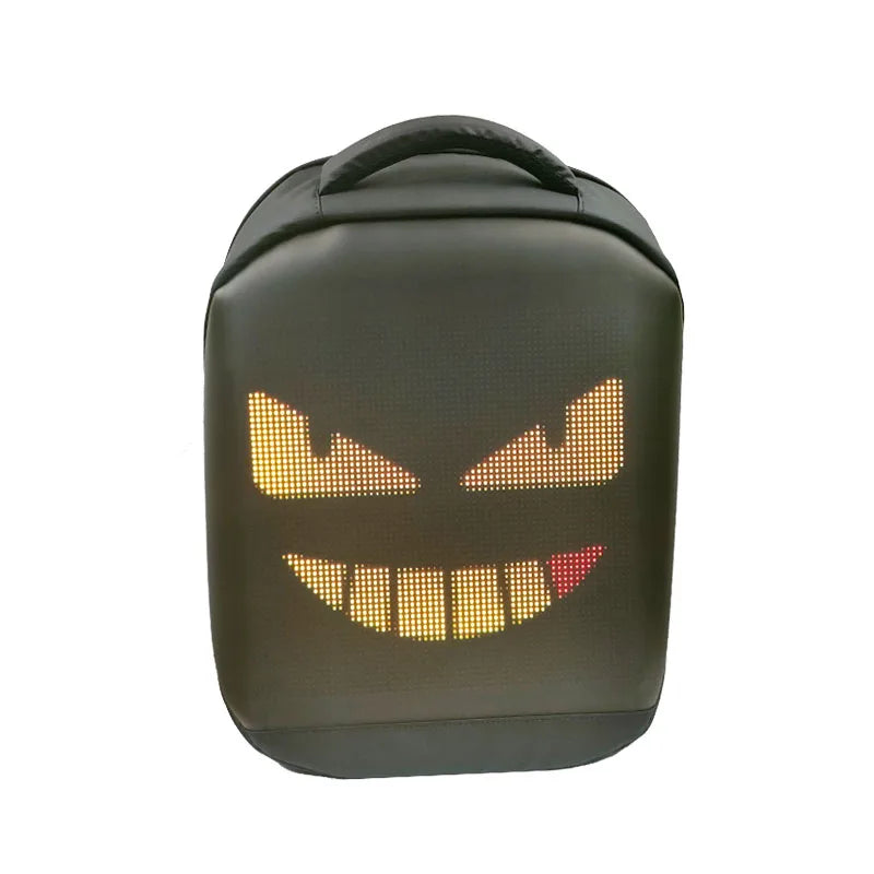 Stock Hot Waterproof LED Screen Dynamic Led Backpack Wifi DIY Led Backpack Bag