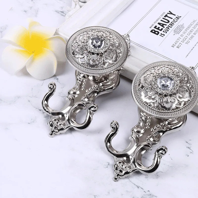 Good Price Curtain Accessories Moire Metal Hook Wall Hook Curtain Decoration