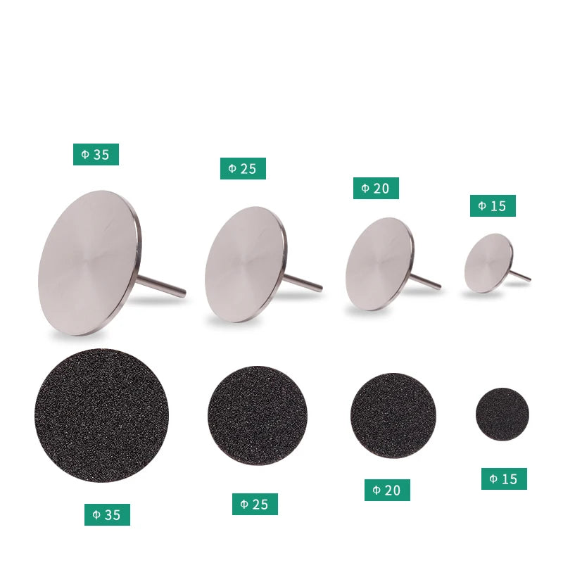 Wholesale Foot Callus Remover Tool Replacement Pedicure Sandpaper Sanding Disc Metal Pododisc Holder 15mm 20mm 25mm 35mm