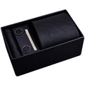 Formal Necktie and Pocket Square Tie Clip Sets for Men