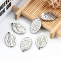 Unique Design Stainless Steel Western Pattern Pendant DIY Fine Jewelry Components Necklaces Bracelets South American Hip Hop