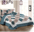 2022 New Design Hotel Quilted Bedspread All Sizes Chenille Bedspread Floral Pattern Microfiber for Home Use Christmas Hot Sale