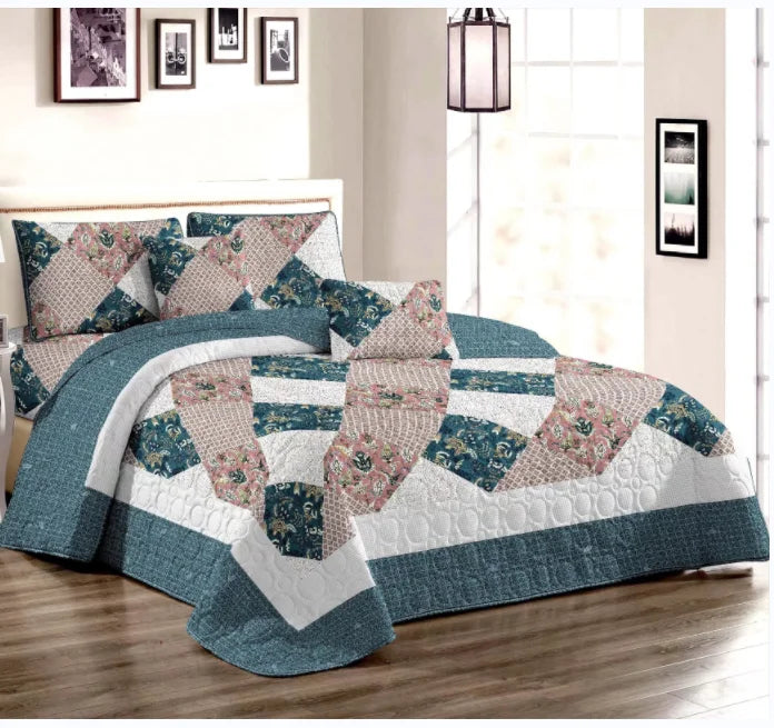 2022 New Design Hotel Quilted Bedspread All Sizes Chenille Bedspread Floral Pattern Microfiber for Home Use Christmas Hot Sale