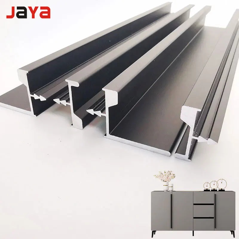 JAYA European Style 18mm Board Mother Handle Clothes Cabinet Furniture Hardware Embedded Invisible Door Handle Hidden Handle