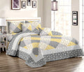 Microfiber Floral Pattern Quilted Blanket Bedspread Pure Silk with Home Use Features