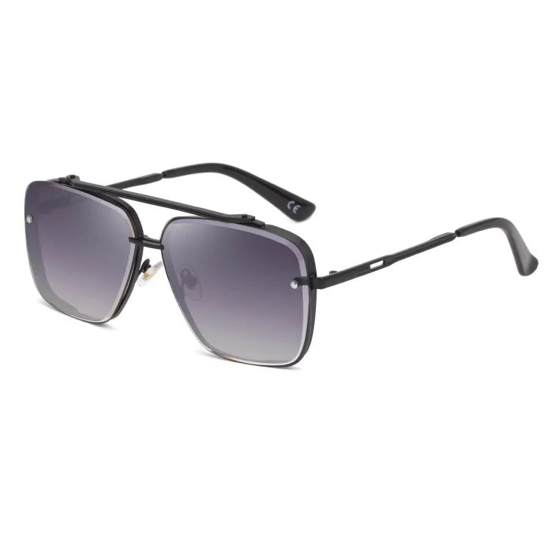 MACH Luxury Square Frame Sunglasses for Men and Women Trendy UV400 Optical PC Frame Shades