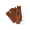 Factory Custom Leather Patches for Bags with Camel Label Embossed Design Eco-Friendly Custom Size & Shape