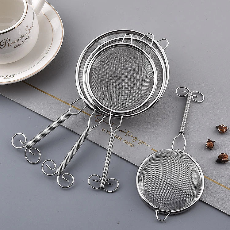 2026 Hot Factory Premium Quality Stainless Steel Fine Mesh Matcha Tea Powder Strainer Sifter