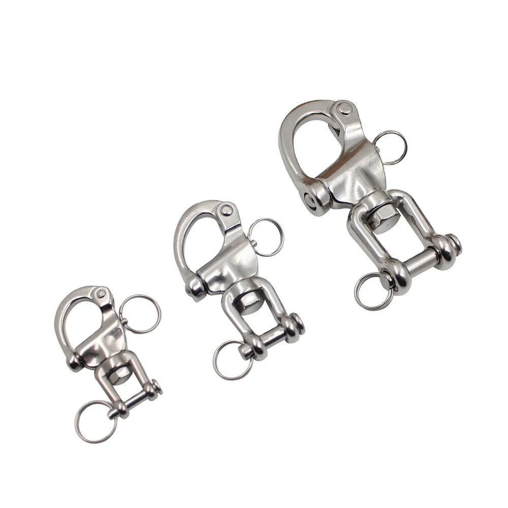 Deck Hardware d Shackle Stainless Steel 316 Snap Shackles Swivel Hook