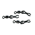 Carp Fishing Tackle Matt Black Rolling Swivel with Sinker Eyes