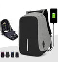 Wholesale Logo Custom Durable Business Travel Waterproof Gray School Bag Cheap Student Laptop Backpack Zipper Large Capacity