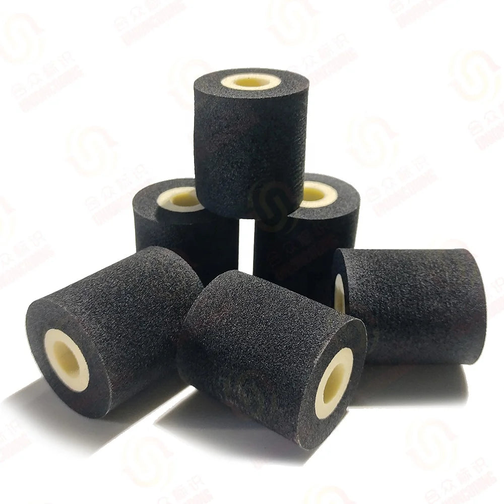 36*32 Solid Black Color Hot Ink Roller Printing Ribbon