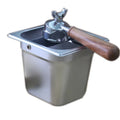 Customized Stainless Steel Coffee Accessories Square Espresso Coffee Knock Box With Removable Knock Bar