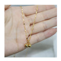Cherry Necklace Stainless Steel Pendant Necklace Gold Lip Chain Delicate Necklace Jewelry for Women