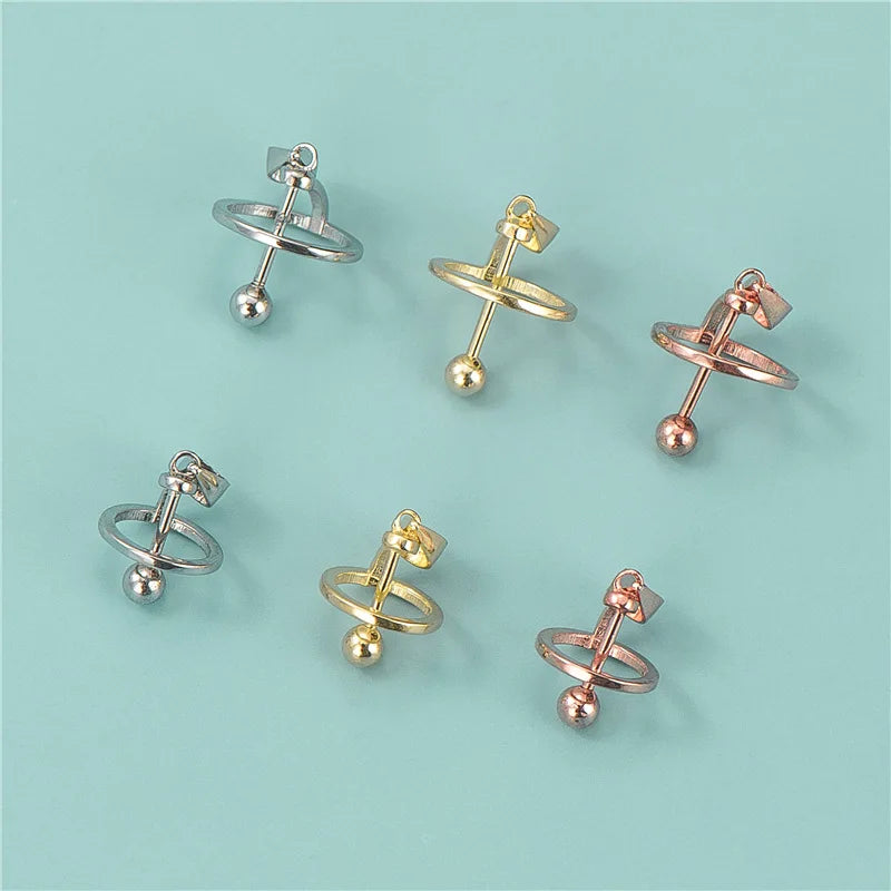 925 Sterling Silver Empty Stone Pendant Holder for Diy Universe Planet Necklace Accessories