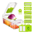 Hot Selling 15 in 1 Hand Held Multifunctional Onion Cutter Fruits Slicer Potatoes Peeler Manual Vegetable Chopper