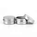 Mini Lip Balm Metal Tins Containers Lipstick Cosmetic Packaging Metal Curling Aluminum Cans Cosmetic