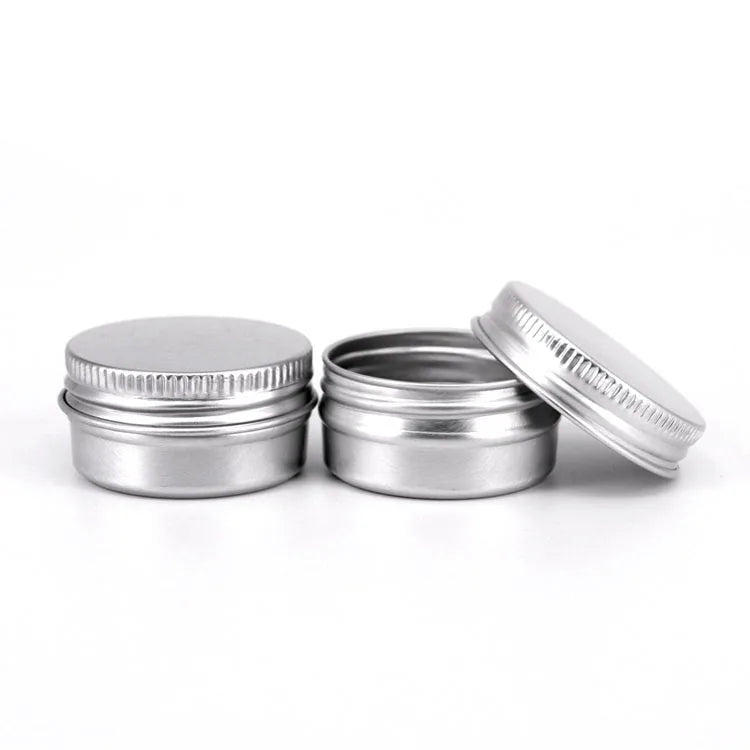 Mini Lip Balm Metal Tins Containers Lipstick Cosmetic Packaging Metal Curling Aluminum Cans Cosmetic