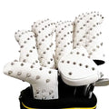 Wholesale Custom Embroidered Logo High Quality Cheap PU Leather Small Order Golf Driver Headcovers