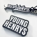 Color Printed Vinyl Logo Design Stickers Custom Die Cut Self Adhesive Die Cut Custom Printing Stickers