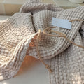 Home Throw Blanket for Home Decoration Sofa Couch Breathable Waffle Cotton Knit Blanket Sofa Throw for Home Use