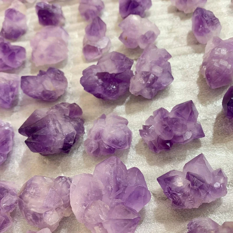 Natural Purple Quartz Crystal Cluster Amethyst Quartz Cluster Raw Rough Amethyst Flower