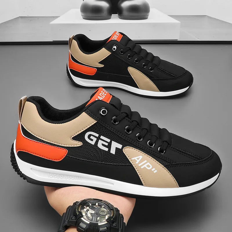 Cheap Wholesale Shoes in China Flying Knit Men's Casual Fitness Walking Shoes Gym Outdoor Running Tennis Shoes