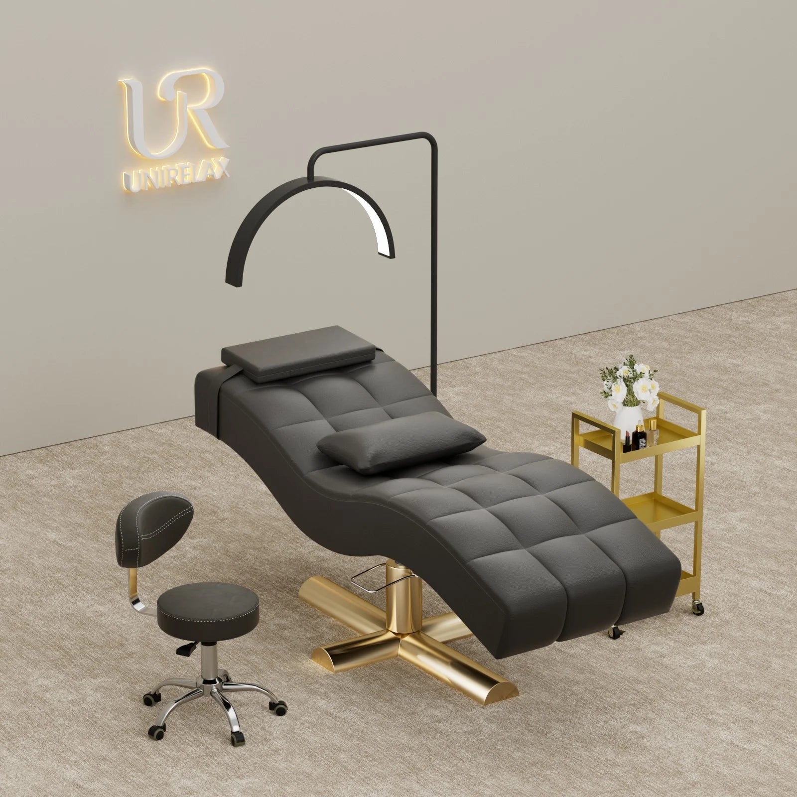 Union Win Scandinavian Modern Minimalist Design Eyelash Bed Beautiful Practical and Stylish Spa Salon Lash Bed