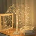 Willow Copper Wire Tree  Light  Fairy String Lights for  Holiday Tabletop Party Festival Wedding Bedroom Indoor Outdoor Decor