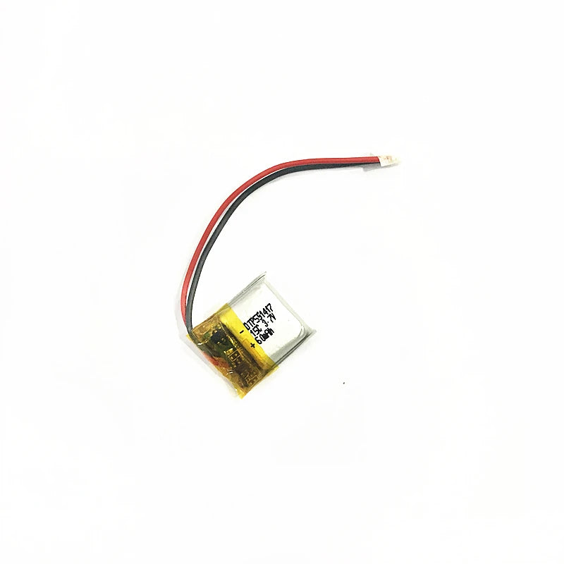 Supper Small Lithium Batteries DTP 551417 3.7V 60mAh Rechargeable Mini Li-polymer Lipo Polymer Battery for Earbuds & Headphones