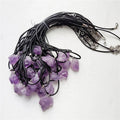 Amethyst Pendant Natural Semiprecious Stone Healing Quartz Crystal Pendant