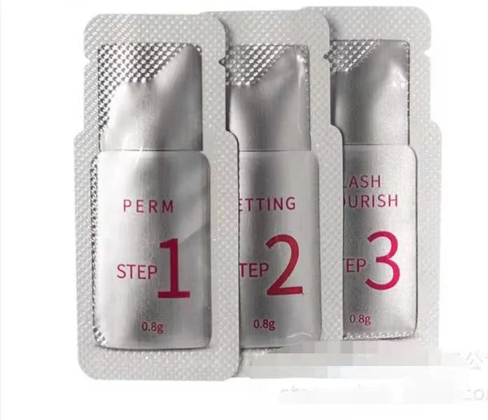 Simple Packaging Eyelash Lifting Kit Liquid Lash Lift Perm and Nourishing Sachet Eyelash Extension Care