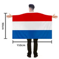 Promotion Product France Drapeau Flag Red White Blue Flag 3x5ft 100%polyester Custom France Body Cape Wearable Flag