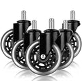 3 Inch Polyurethane Roller Blade Floor protection Office Chair Caster Wheels 4 Buyers