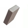 Brown Four-sided Abrasive Polishing Pads Sponge Sanding Block