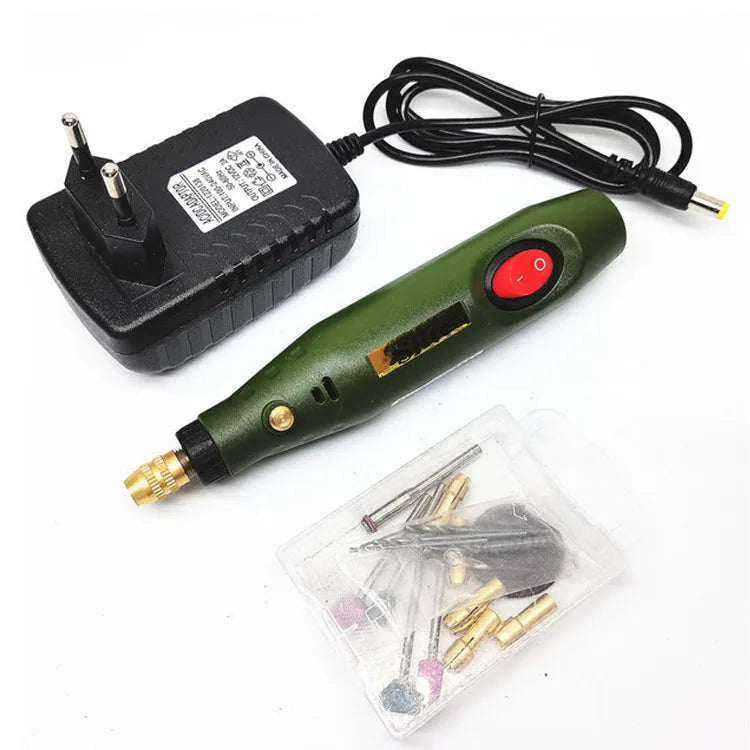 Electric Grinder Mini Drill Dremel Grinding Set 12V DC Dremel Accessories Tool Milling Polishing Drilling Tools