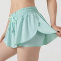 Butterfly Skirt Sweat Spandex Comfy Lounge Clothes Summer 2 in 1 Flowy Athletic Women Biker Shorts Gym Yoga  Running Shorts